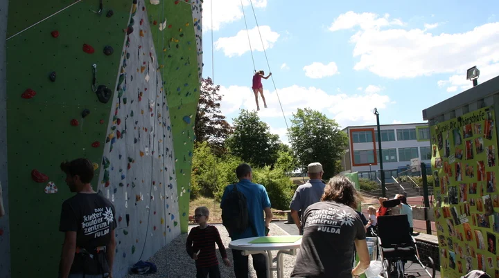Tag der offenen Tür zum Hallenjubiläum in 2022 | © DAV Sektion Fulda