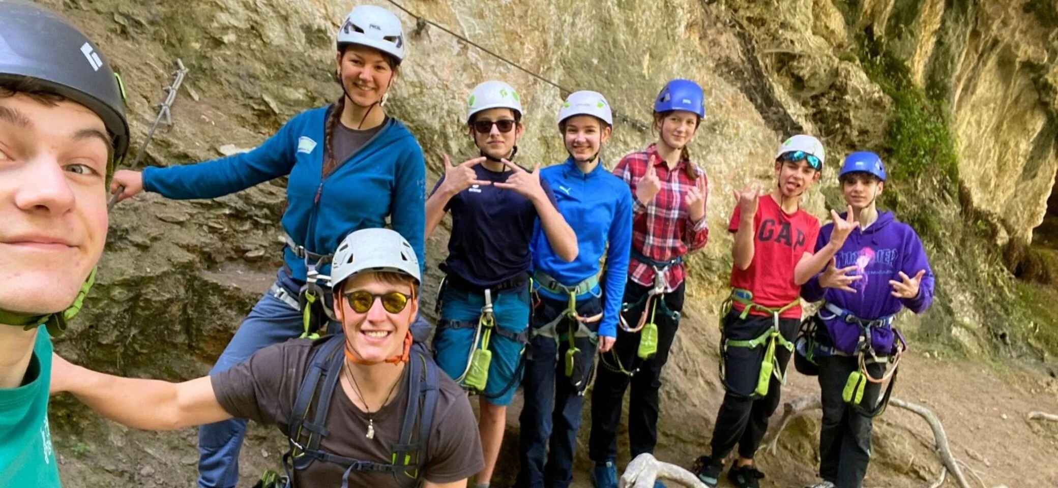 JDAV Fulda Unsere Abenteuer 2024 Arco Mehrseillängen Klettern | © Jonas Mattern, Simone Müller, Niklas Spiegel | JDAV Fulda