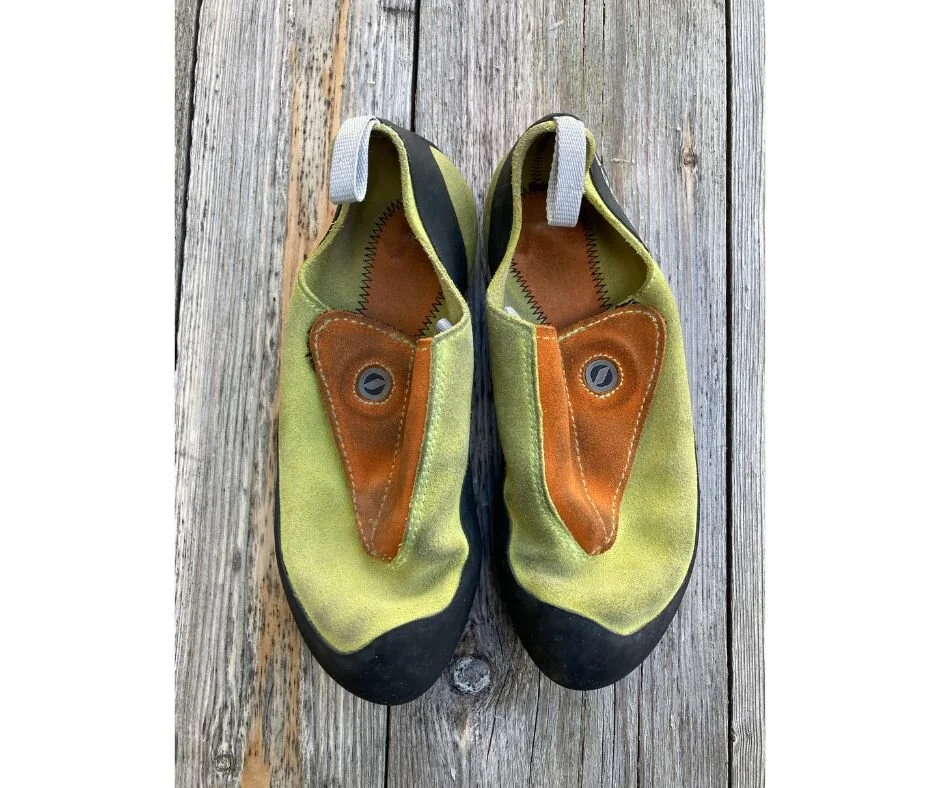 JDAV Fulda Kletterschuhe gebraucht nachhaltig | © Saskia Kessler | JDAV Fulda