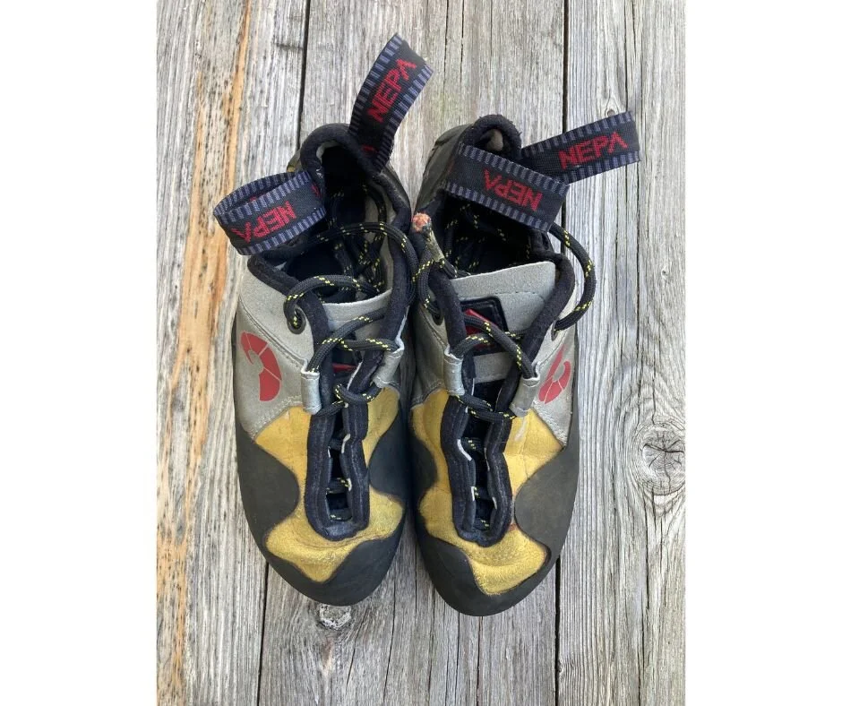 JDAV Fulda Kletterschuhe gebraucht nachhaltig | © Saskia Kessler | JDAV Fulda