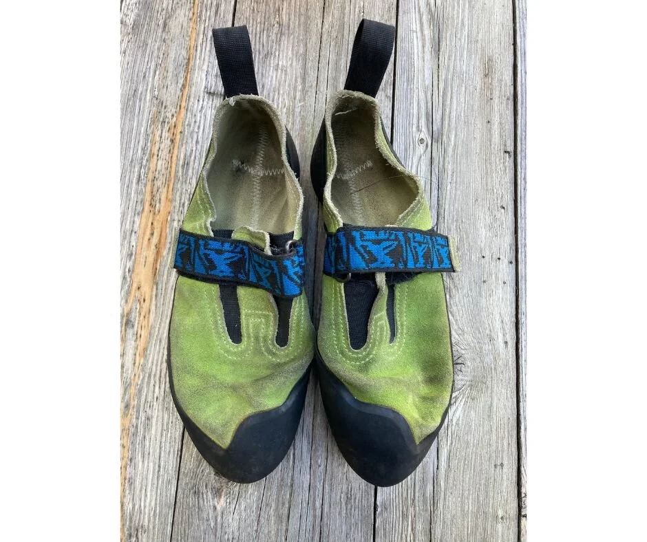 JDAV Fulda Kletterschuhe gebraucht nachhaltig | © Saskia Kessler | JDAV Fulda